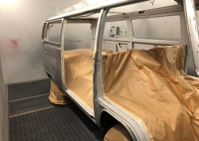 VW T2 Bus Abdeckarbeiten